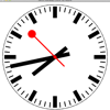 Swiss Railway clock by Apple